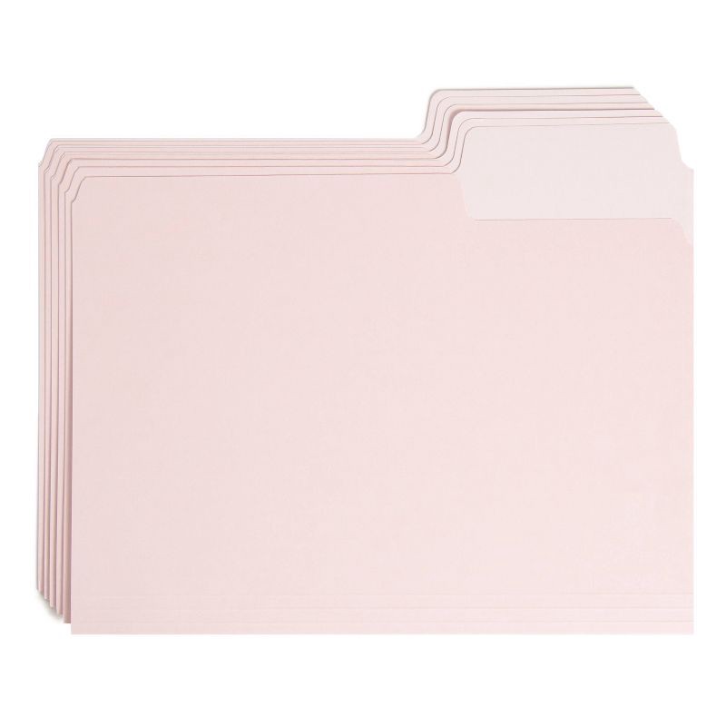 slide 10 of 10, U Brands 24ct Super TabFile Folders - Two Toned, 24 ct