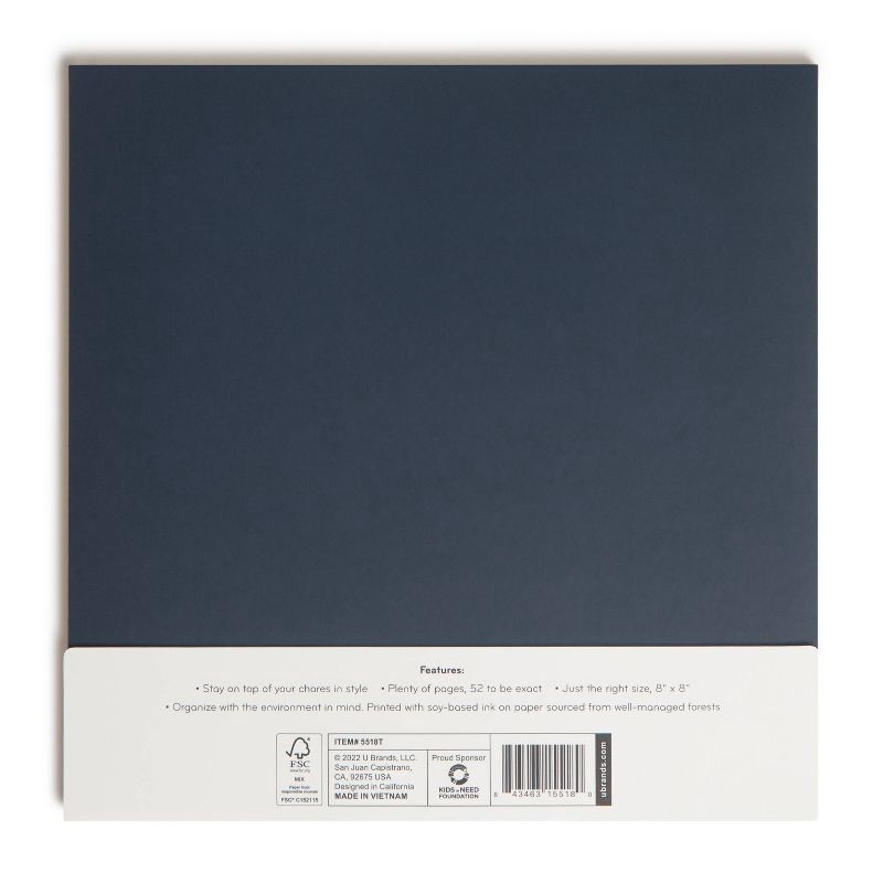 slide 2 of 7, U Brands 8''x8'' Chore Pad Bold, 1 ct