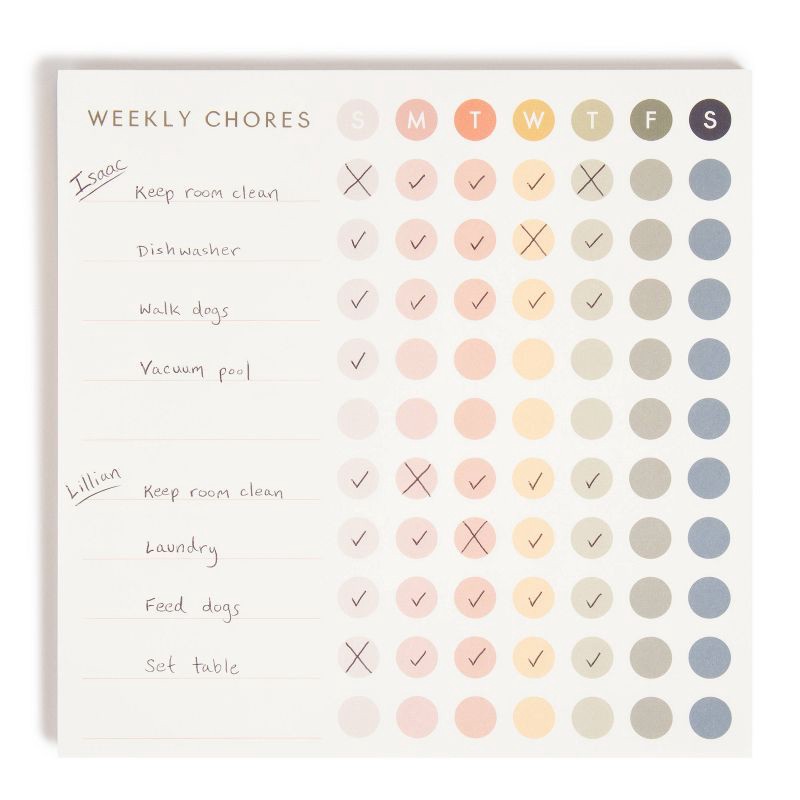 slide 6 of 7, U Brands 8''x8'' Chore Pad Bold, 1 ct