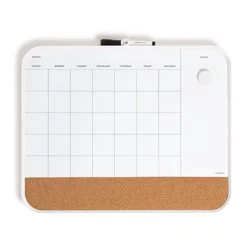 U Brands 16"x20" Mod Frame 3-in-1 Planner Board - White