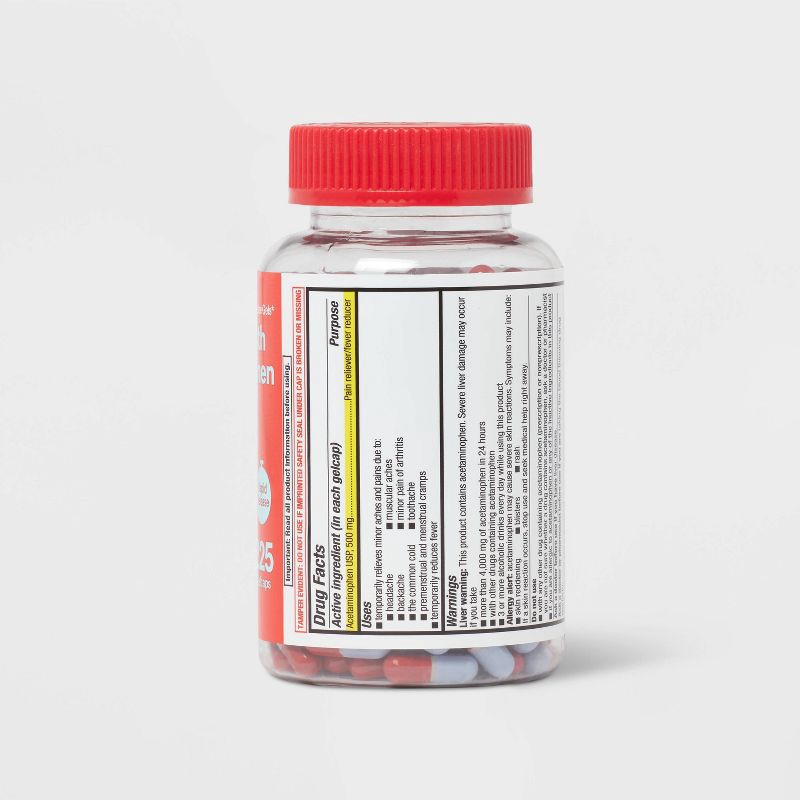slide 3 of 5, Acetaminophen Rapid Release Tablets - 225ct - up&up™, 225 ct
