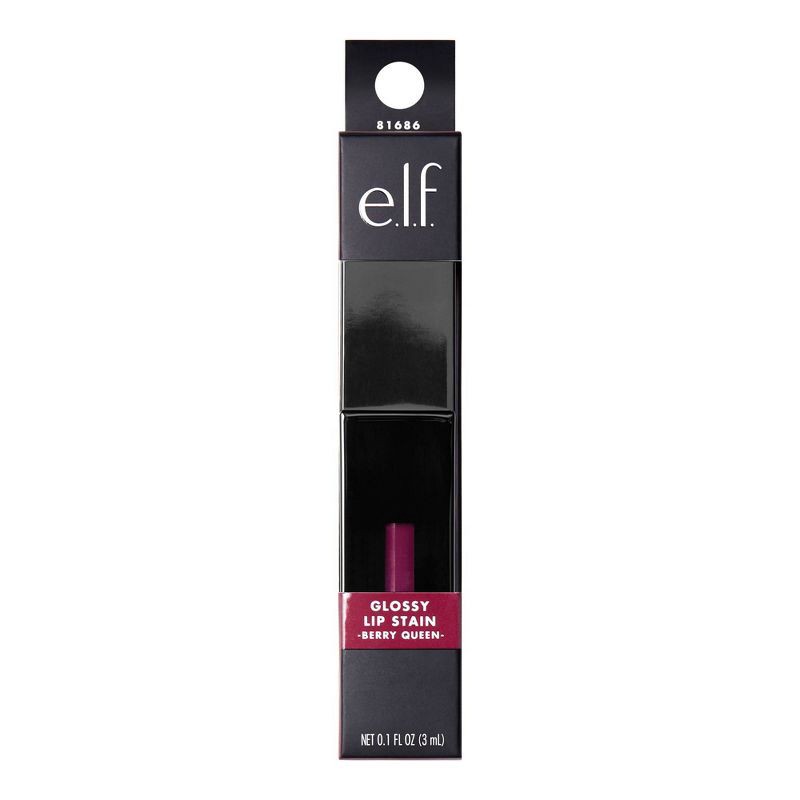 slide 6 of 7, e.l.f. Glossy Lip Stain - Berry Queen - 0.1 fl oz, 0.1 fl oz