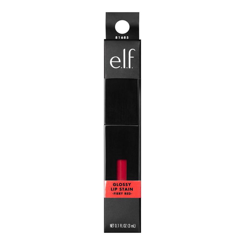 slide 6 of 7, e.l.f. Glossy Lip Stain - Fiery Red - 0.1 fl oz, 0.1 fl oz