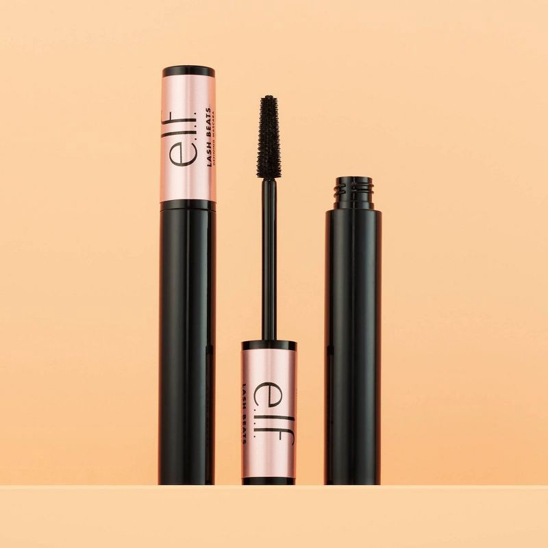 slide 5 of 8, e.l.f. Lash Beats Defining & Lengthening Mascara - Pitch Black - 0.32oz, 0.32 oz
