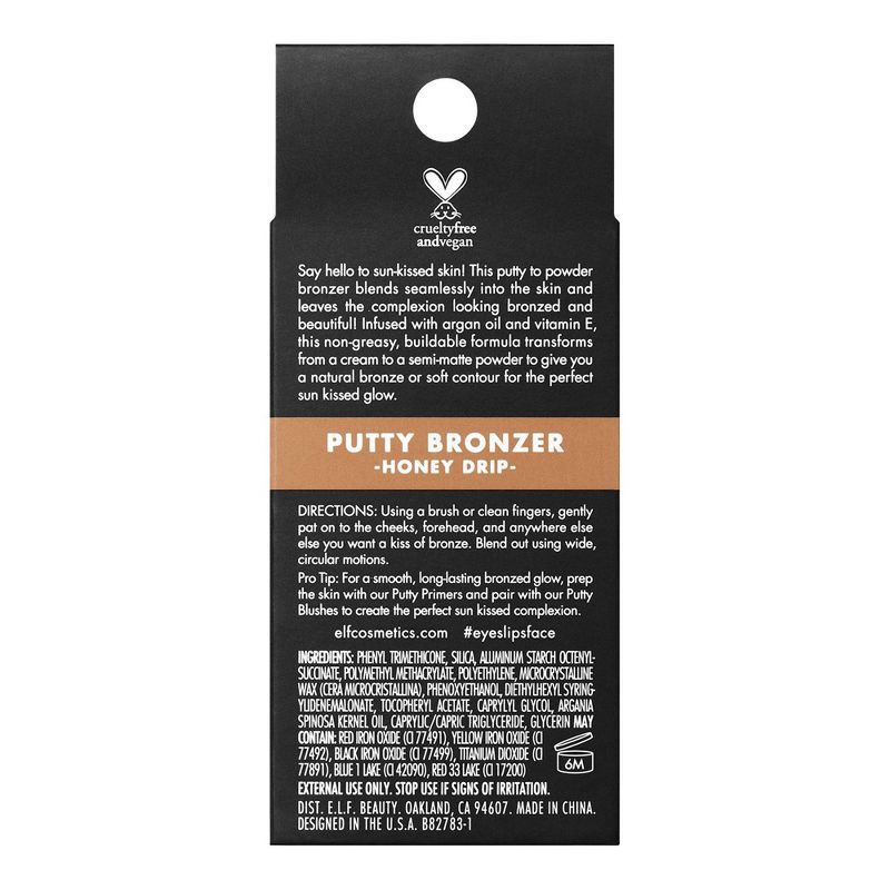 slide 7 of 7, e.l.f. Putty Bronzer - Honey Drip - 0.35oz, 0.35 oz