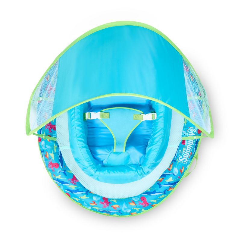 slide 2 of 5, Swimways Infant Baby Spring Float - Green: Water Floats & Inflatables for Ages 3 Months+, 1 ct