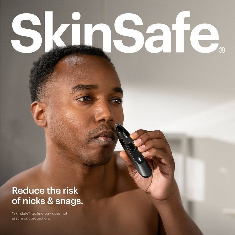 slide 8 of 11, MANSCAPED The Weed Whacker 2.0 Ear & Nose Hair Trimmer, SkinSafe Electric Clippers, Rechargeable Battery Shaver, 1 ct