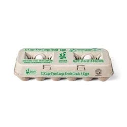 Cage-Free Large White Grade A Eggs (CA SEFS Compliant) - 24oz/12ct - Good & Gather™ (Packaging May Vary