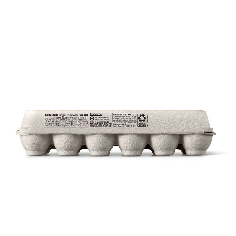 slide 3 of 3, Cage-Free Extra Large White Fresh Grade A Eggs (CA SEFS Compliant) - 27oz/12ct - Good & Gather™ (Packaging May Vary), 12 ct; 27 oz