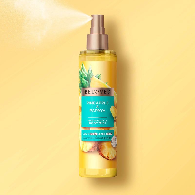 slide 4 of 6, Beloved Pineapple & Papaya Body Mist - 8 fl oz, 8 fl oz