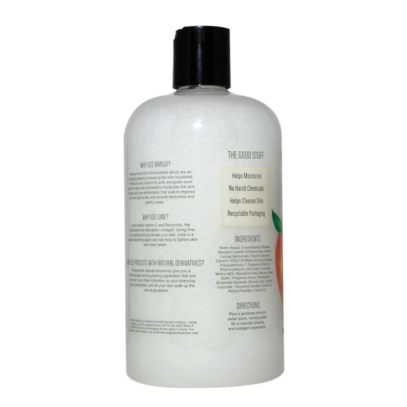 slide 2 of 3, Urban Hydration Rejuvenate and Nourish Mango and Lime Bubble Bath Soak - 16.9 fl oz, 16.9 fl oz