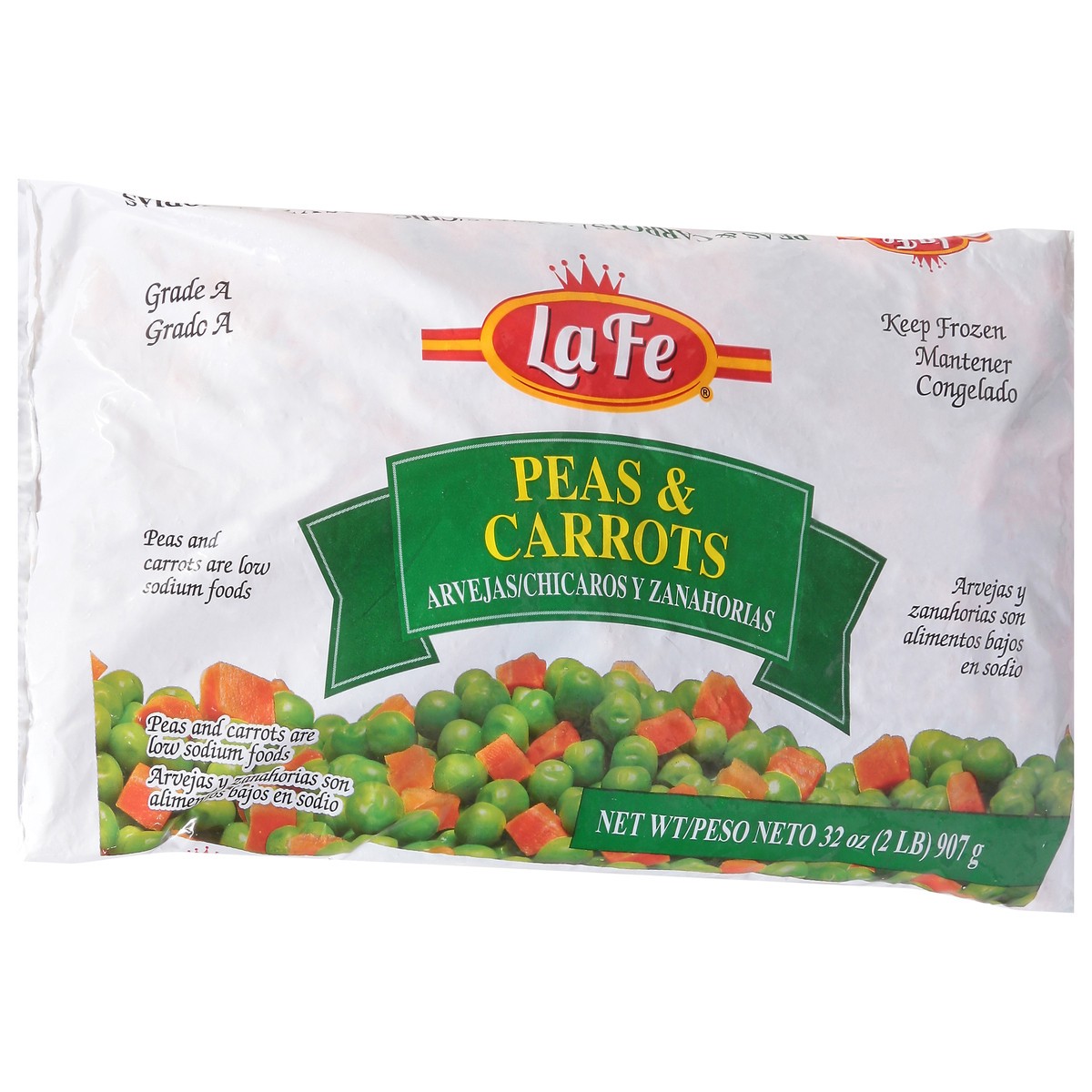 slide 7 of 13, La Fe Peas & Carrots 32 oz, 32 oz