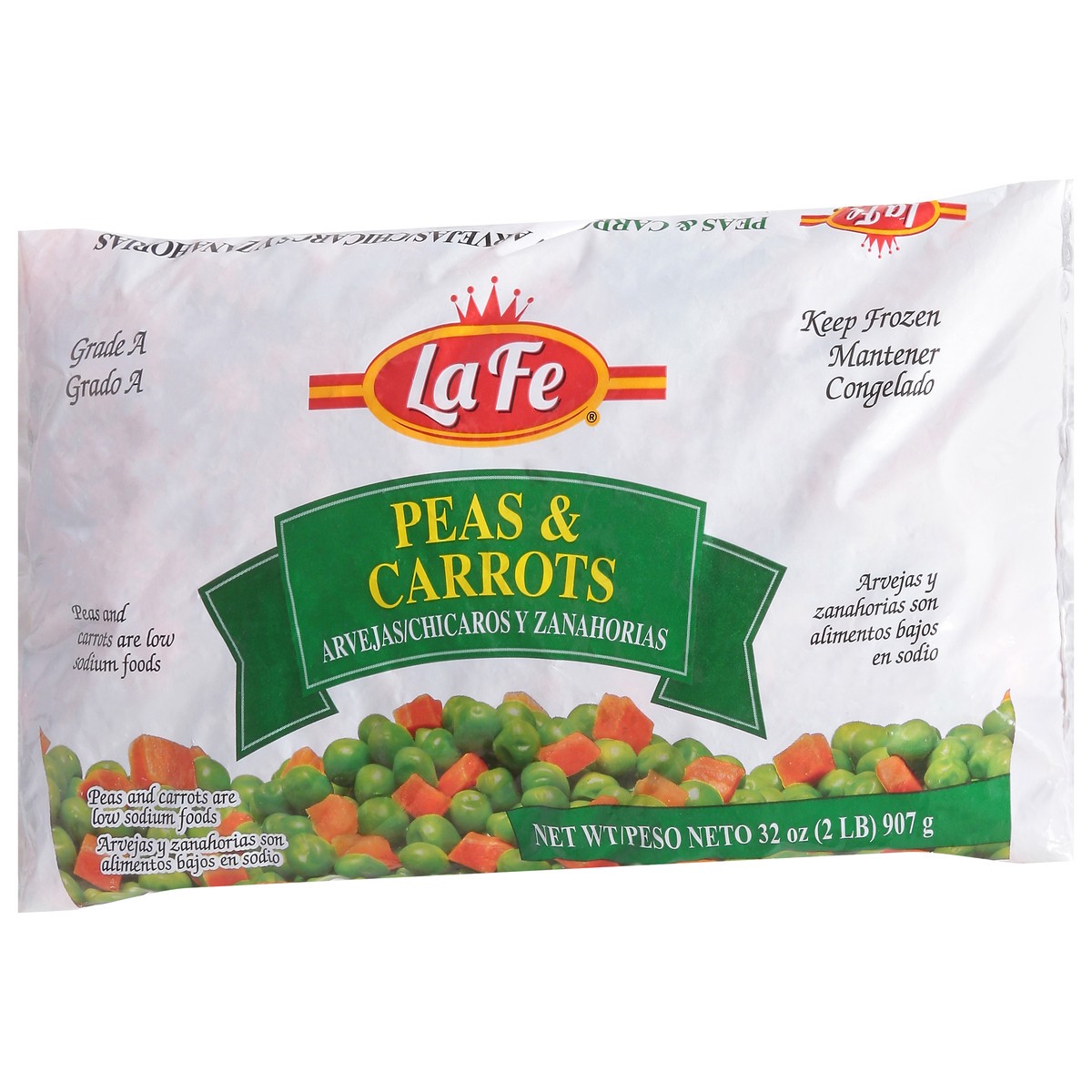 slide 8 of 13, La Fe Peas & Carrots 32 oz, 32 oz