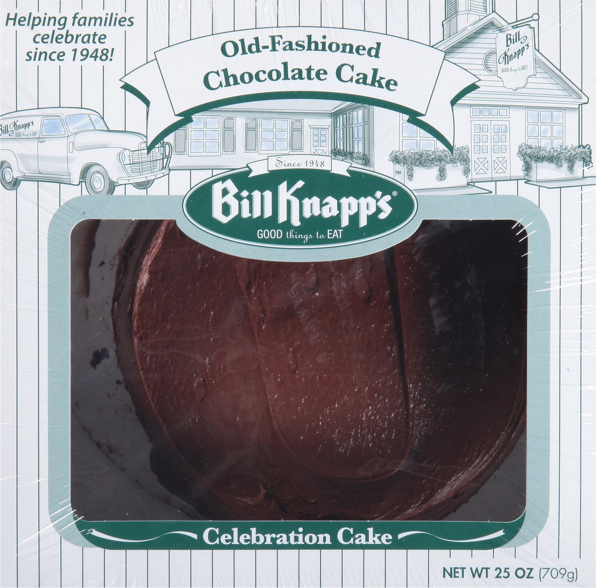 slide 2 of 13, Bill Knapp's Old-Fashioned Chocolate Cake 25 oz, 25 oz