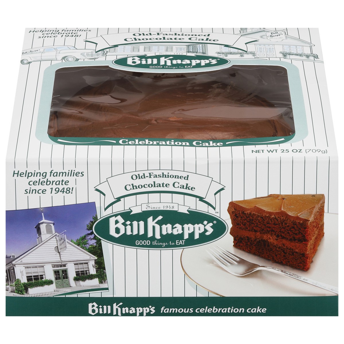 slide 1 of 13, Bill Knapp's Old-Fashioned Chocolate Cake 25 oz, 25 oz
