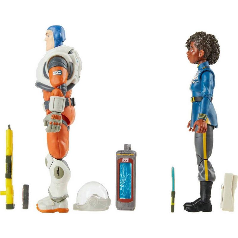 slide 5 of 6, Disney Pixar Lightyear Alpha Class Alisha Hawthorne & Buzz Lightyear Figures 2pk (Target Exclusive), 2 ct