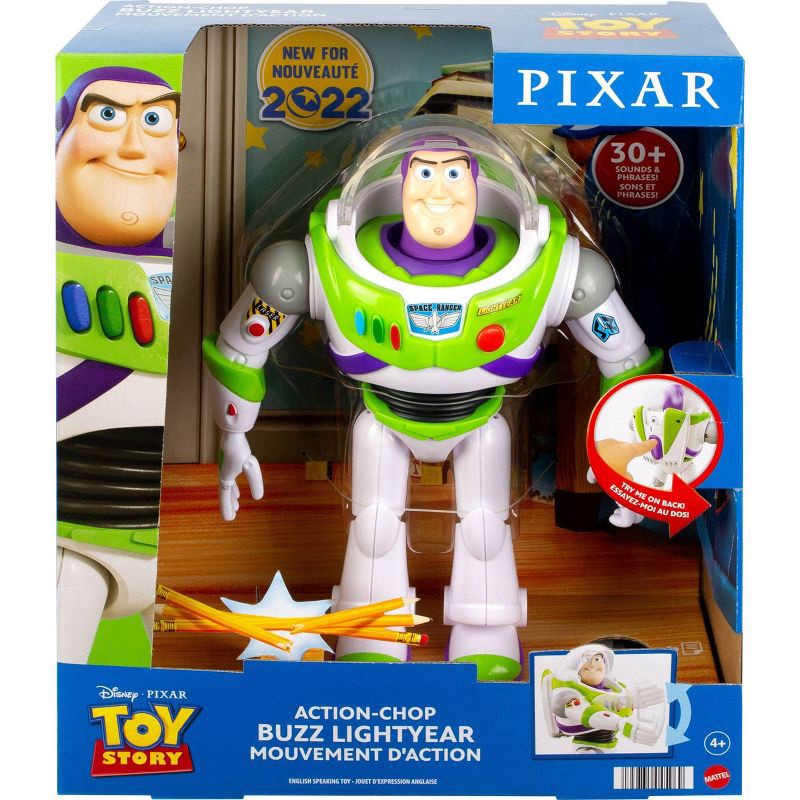 slide 6 of 6, Disney Pixar Toy Story Action-chop Buzz Lightyear, 1 ct