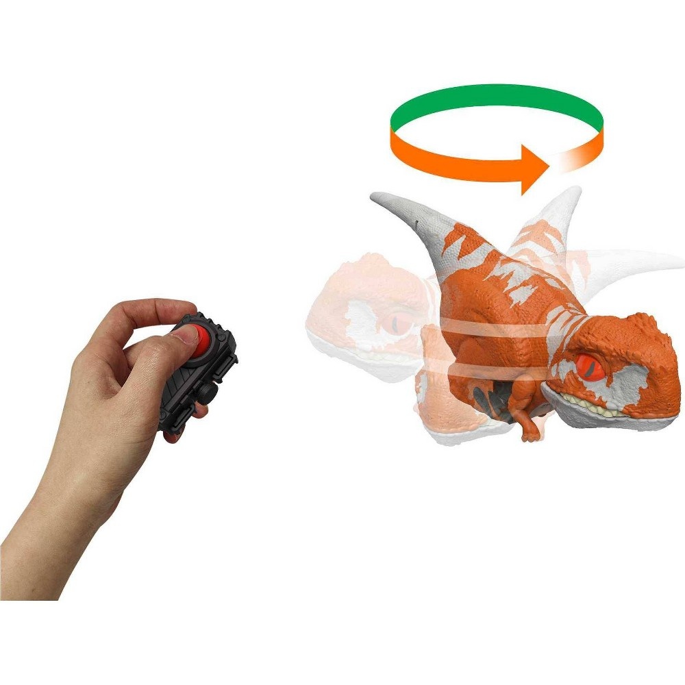 slide 5 of 5, Jurassic World: Dominion Uncaged Click Tracker Atrociraptor Red Dinosaur Toy, 1 ct