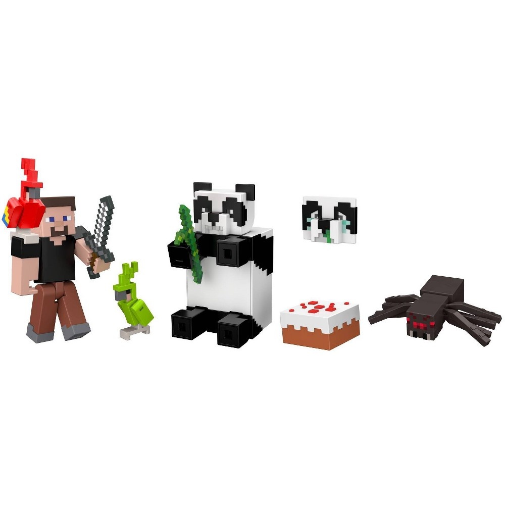 slide 2 of 6, Minecraft Panda's Birthday Party Adventure Pack (Target Exclusive), 1 ct