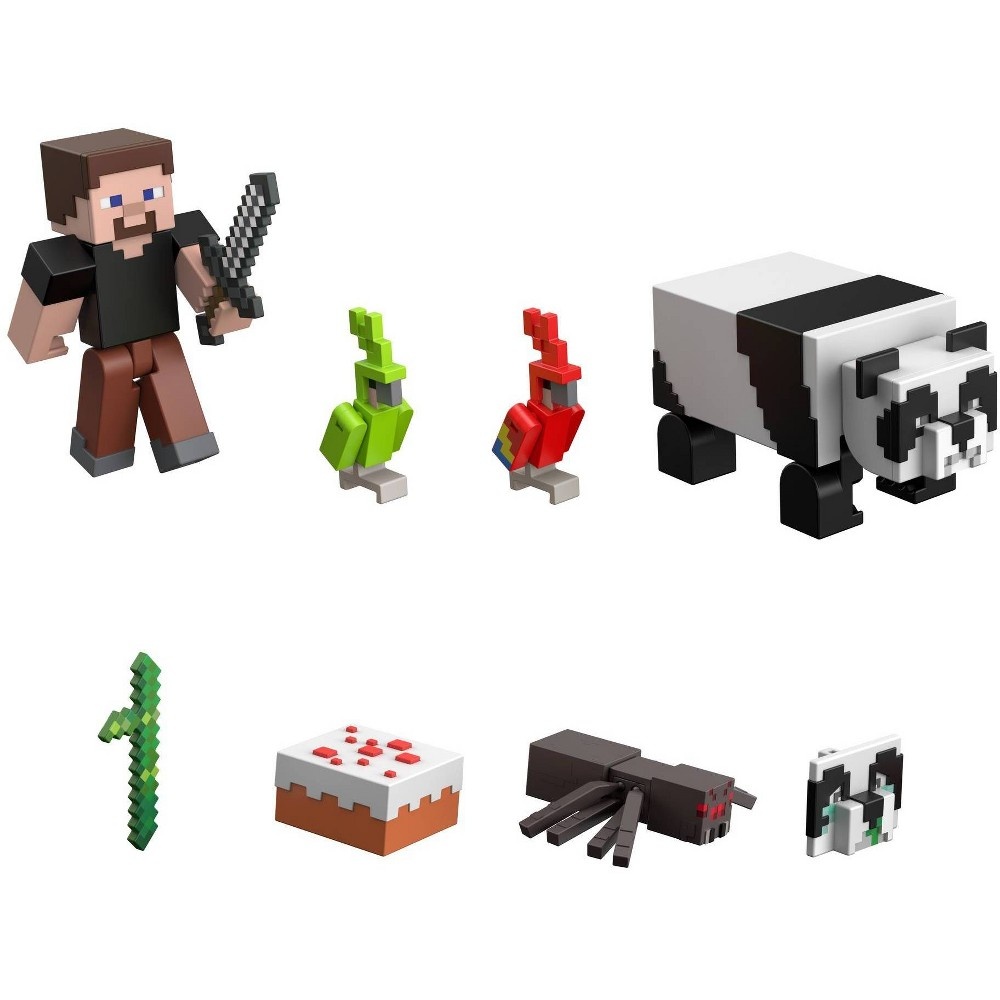 slide 3 of 6, Minecraft Panda's Birthday Party Adventure Pack (Target Exclusive), 1 ct