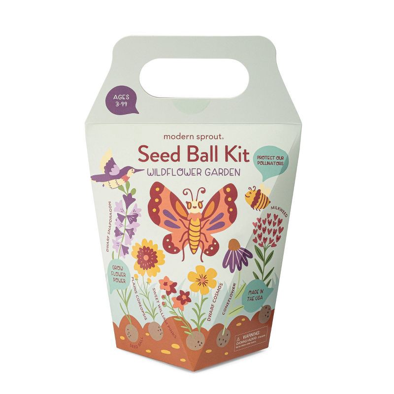 slide 1 of 5, Modern Sprout DIY Garden Seedball Kit - Wildflower, 1 ct