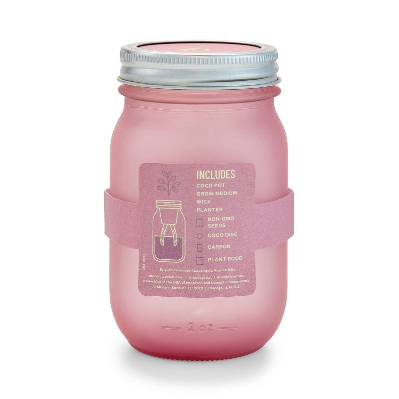 slide 4 of 7, Modern Sprout Pint Jars Flower Garden Seed Kits - Lavender, 1 ct