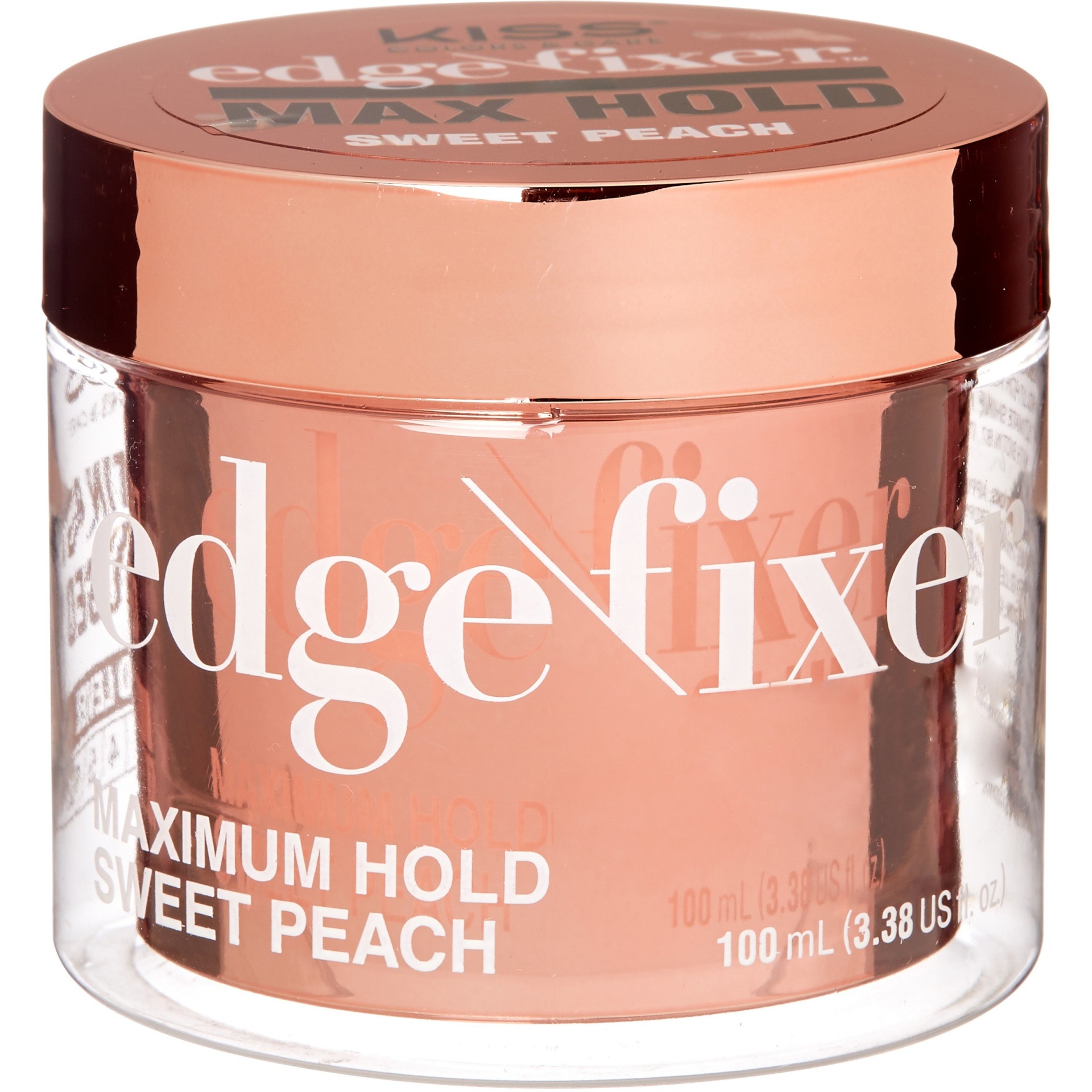 slide 1 of 6, KISS Products Colors & Care Maximum Hold Edge Fixer Hair Gel - Sweet Peach - 3.38 fl oz, 3.38 fl oz