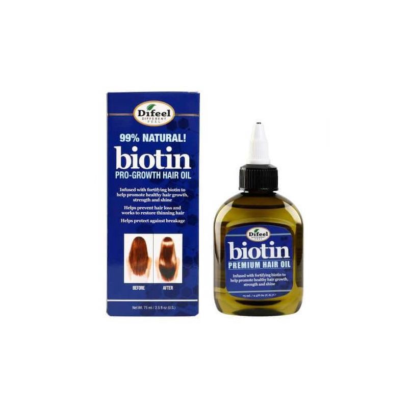 slide 1 of 6, Difeel Biotin Hair Oil - 2.5 fl oz, 2.5 fl oz