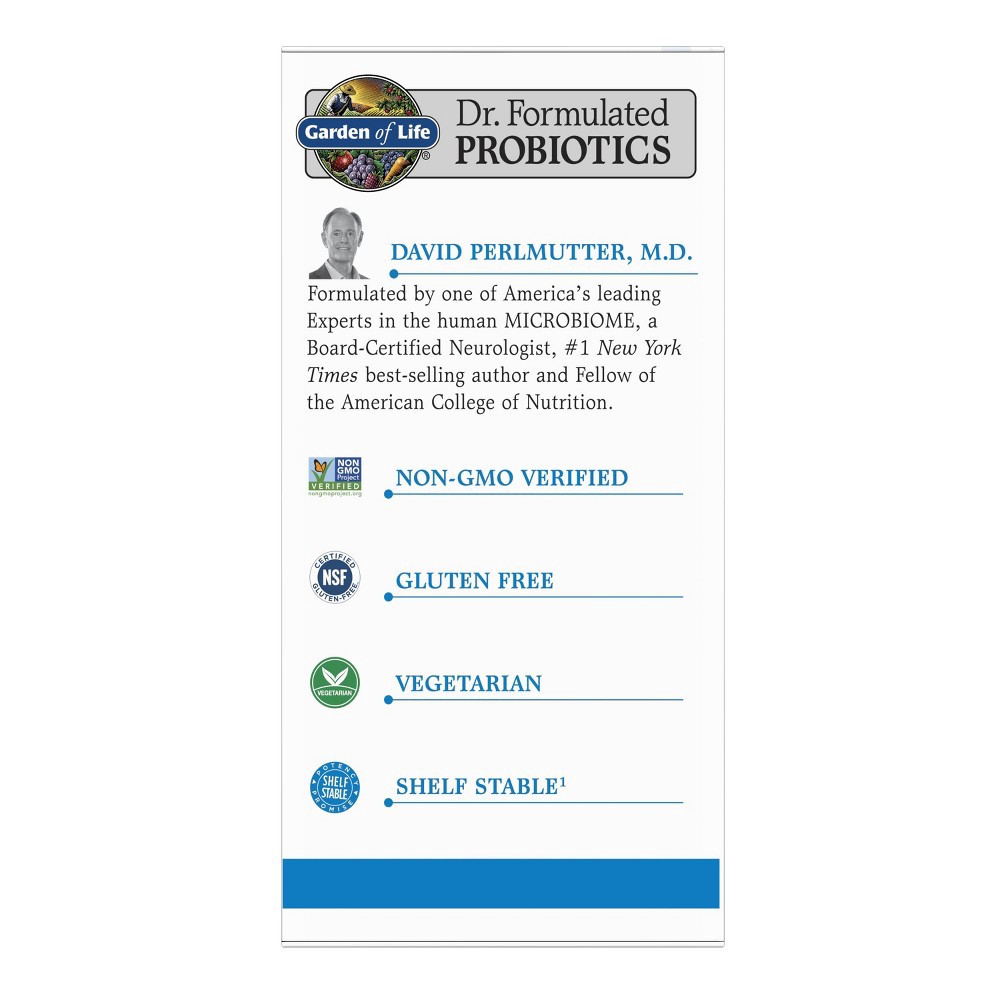 slide 6 of 7, Garden of Life Dr. Formulated Digestive & Stress Care Probiotic Capsules - 30ct, 30 ct