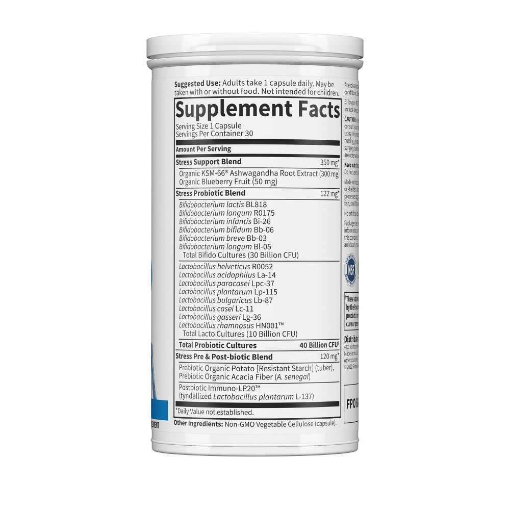 slide 3 of 7, Garden of Life Dr. Formulated Digestive & Stress Care Probiotic Capsules - 30ct, 30 ct