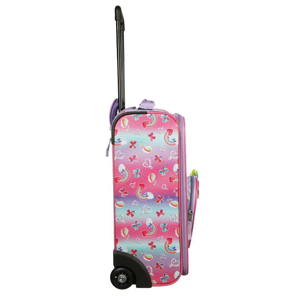 slide 2 of 6, JoJo Siwa Kids' Softside Carry On Suitcase, 1 ct