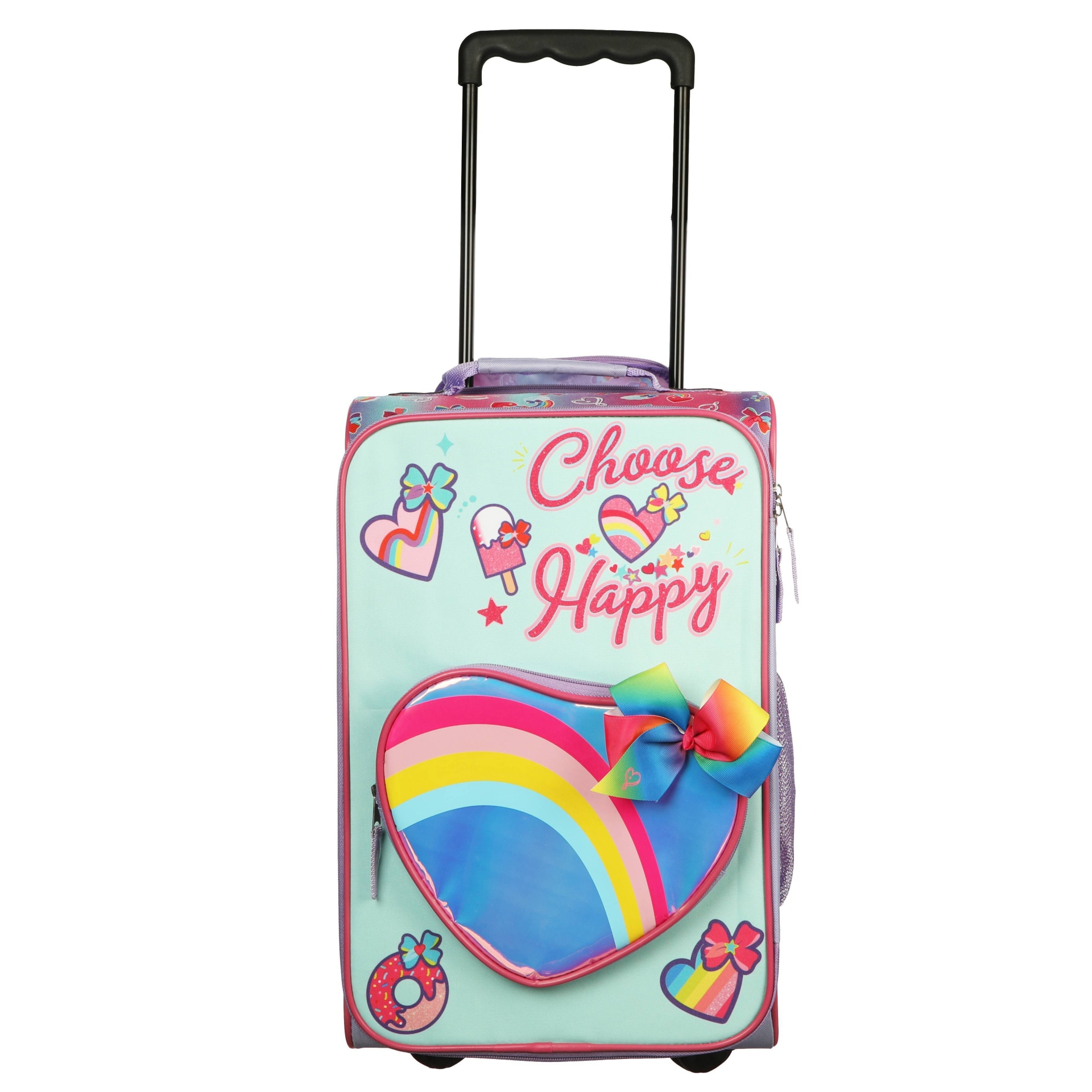 slide 1 of 6, JoJo Siwa Kids' Softside Carry On Suitcase, 1 ct