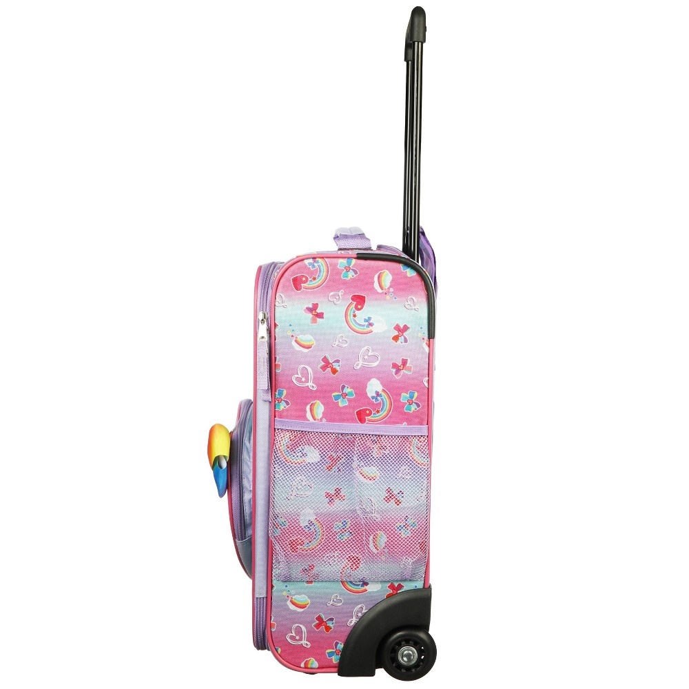 slide 3 of 6, JoJo Siwa Kids' Softside Carry On Suitcase, 1 ct