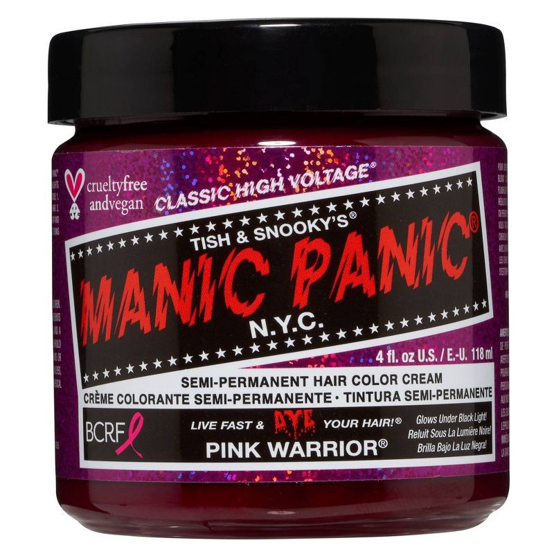 slide 1 of 4, Manic Panic Classic Semi-Permanent Hair Color - Pink - 4 fl oz, 4 oz