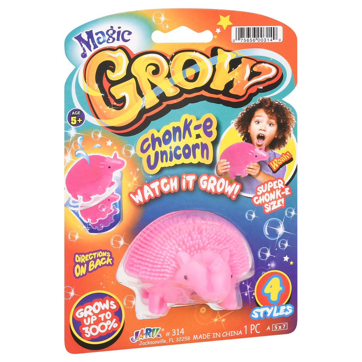 slide 6 of 9, Magic Grow 4 Styles Chonk-E Unicorn Toy 1 ea, 1 ct