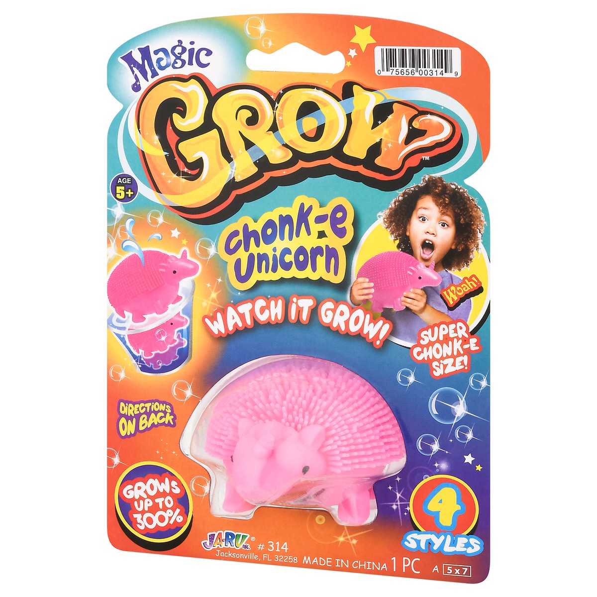 slide 7 of 9, Magic Grow 4 Styles Chonk-E Unicorn Toy 1 ea, 1 ct