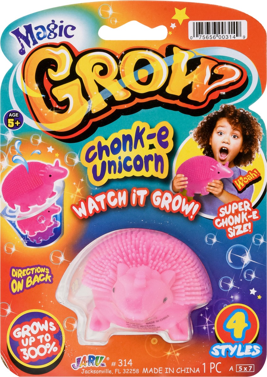 slide 2 of 9, Magic Grow 4 Styles Chonk-E Unicorn Toy 1 ea, 1 ct