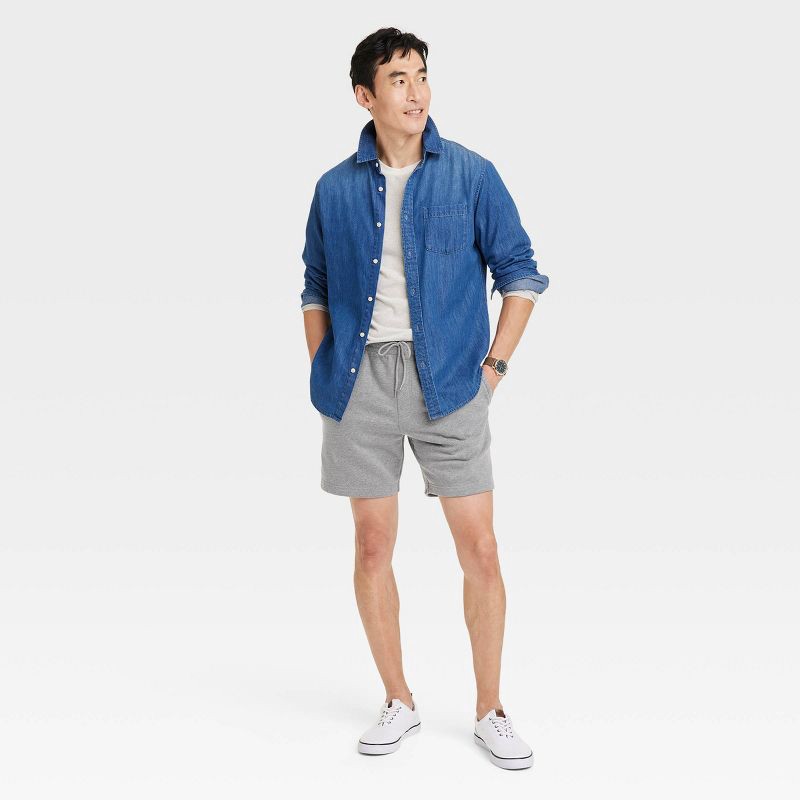 slide 7 of 14, Men's Brady Sneakers - Goodfellow & Co™ White 7: Lace Up, Padded Collar, Non Marking Outsole, Canvas, Low Top, 1 ct