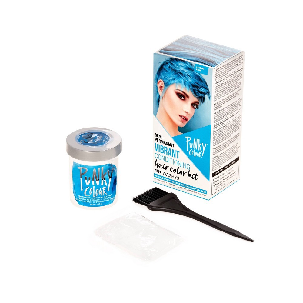 slide 3 of 5, Punky Colour Hair Color Kit - Blue - 3.5oz, 3.5 oz