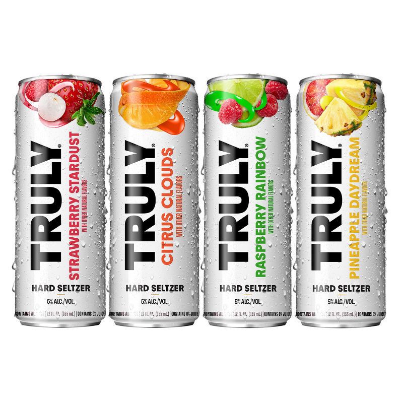slide 2 of 4, Truly Spiked & Sparkling Truly Hard Seltzer Variety Pack - 12pk/12 fl oz Cans, 12 ct; 12 fl oz