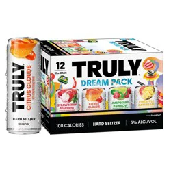 Truly Spiked & Sparkling Truly Hard Seltzer Variety Pack - 12pk/12 fl oz Cans