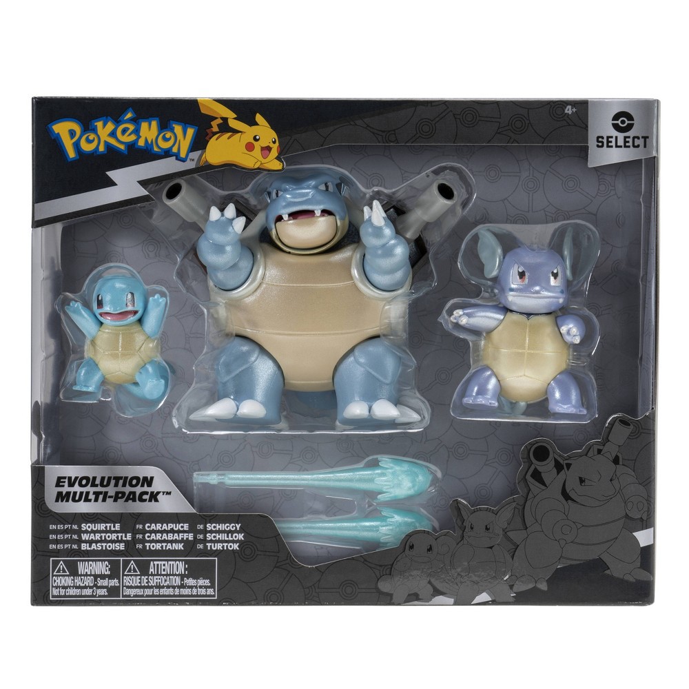 slide 14 of 19, Pokemon - Select Evolution Multipack - Squirtle, Wartortle, Blastoise, 1 ct