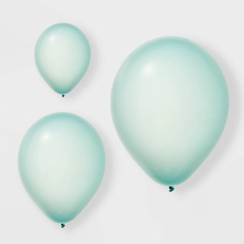 slide 4 of 6, Large Balloon Garland/Arch Green/Blue - Spritz™, 1 ct