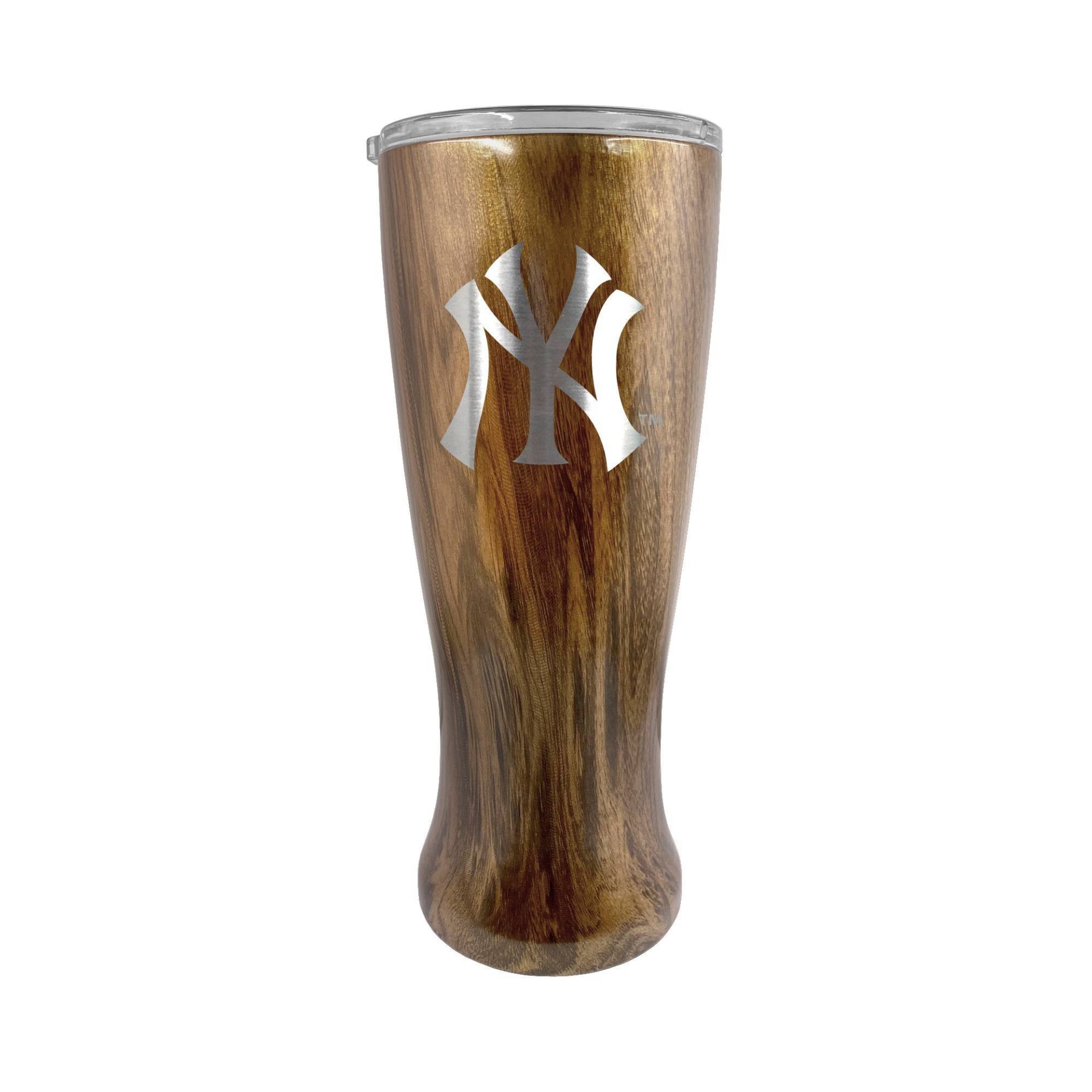 slide 1 of 1, MLB New York Yankees Pilsner Glass Set, 20 oz