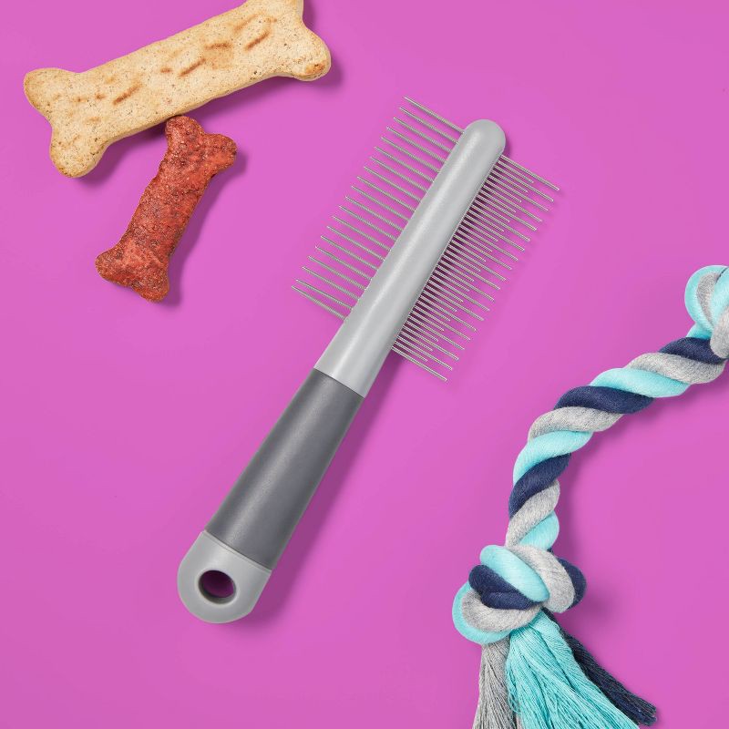 slide 2 of 3, 2 Sided Dog Comb - up&up™, 1 ct