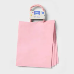 4pk Small Gift Bag Light Pink - Spritz™