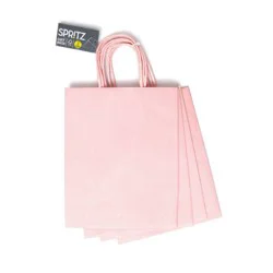 4pk Small Gift Bag Light Pink - Spritz™