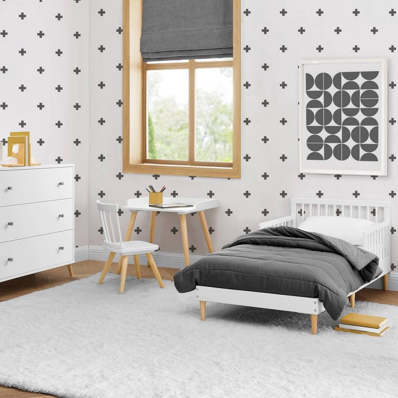 slide 2 of 5, Delta Children Jordan Toddler Bed - Bianca White, 1 ct