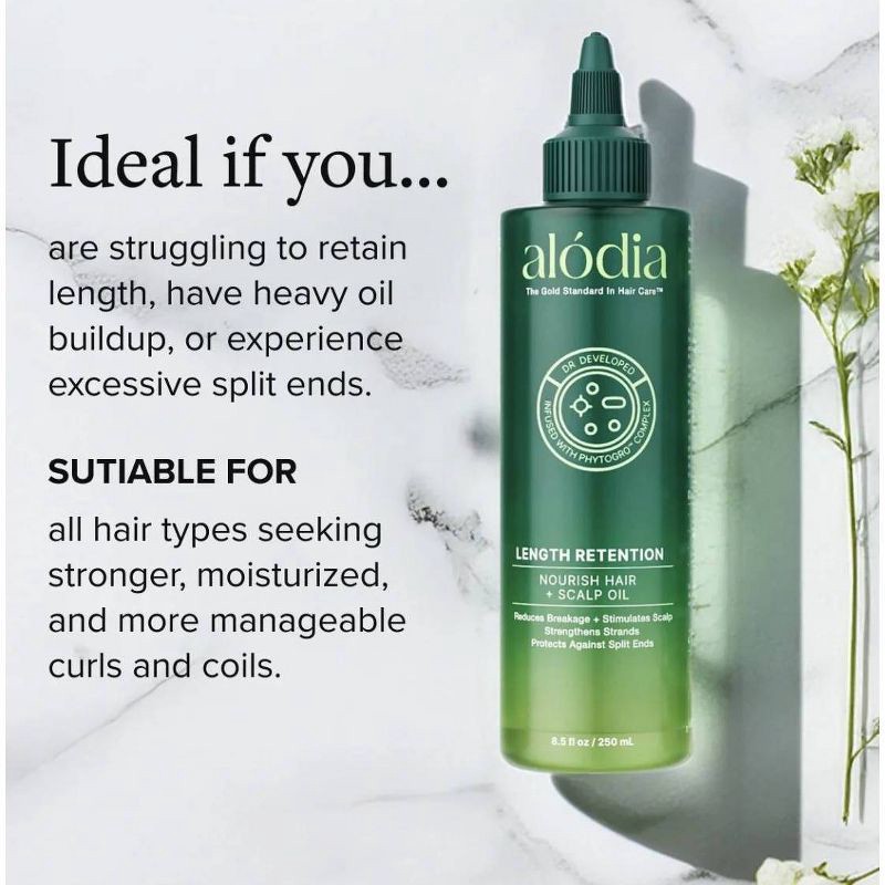 slide 3 of 9, Alodia Nourish and Grow Healthy Hair and Scalp Oil - 8.5 fl oz, 8.5 fl oz