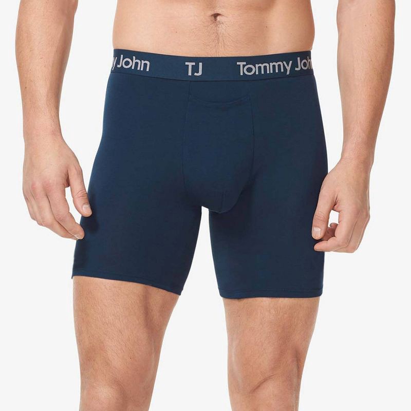 TJ | Tommy John™ Men's 6'' Boxer Briefs 2pk - Dress Blue/Turbulence XL